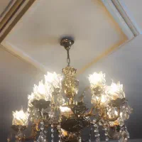 لوستر برنجی|لوستر و چراغ آویز|ری, صفاییه (چشمه علی)|دیوار