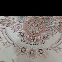 فرش گل برجسته ابریشم