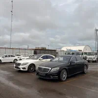 بنز S500 پلاک گذر موقت انزلی