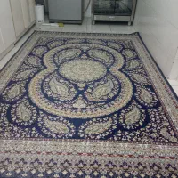 فرش طرح ابریشم   6 متر ی  تازه شسته شده