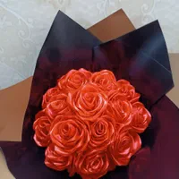 دسته گل روبانی برای مناسبت ها و اعیاد|گل مصنوعی|مشهد, گاز|دیوار