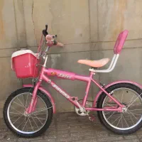 دوچرخه ۱۶ صورتی دخترونه|دوچرخه، اسکیت، اسکوتر|کرمانشاه, |دیوار