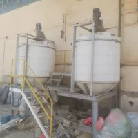 فروش میکسر دو قلو پلی اتیلن با همزن صنعتی4000لیتری|ماشین‌آلات صنعتی|گرمسار, |دیوار