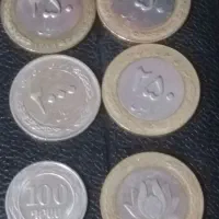 ۶عددسکه۲۵۰ ریالی ۱عدد۲۰۰۰ریالی