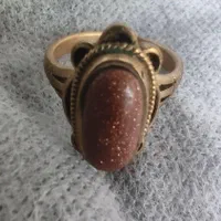 انگشتر دلربا قدیمی رکاب مس