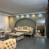 مبل فرانسوی کاجی(سندبلاست)آیینه قدی سفید طلایی|مبلمان خانگی و میز عسلی|تهران, شهرک امید|دیوار