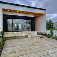 باغچه ویلا نما مدرن جنگلی نور آهودشت