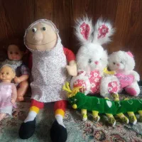 تعدادی عروسک در حد نو