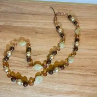 گردنبند طرح سنگ