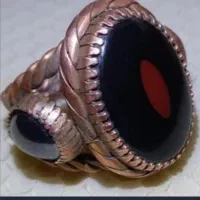 انگشتر باباقوری چشم مار رکاب مس