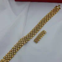 دستبند رولکس طلایی  مردانه