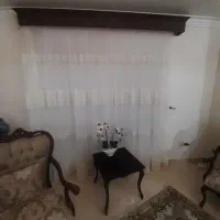 پرده پذیرایی توری با  کتیبه