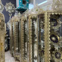 ست ساعت ایستاده برنز و بوفه برنز اصل مدل خم (برتر)|ساعت دیواری و تزئینی|کرمانشاه, |دیوار