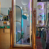 آینه دکوراتیو چوبی آینه قدی آینه بکلایت|آینه|ارومیه, |دیوار