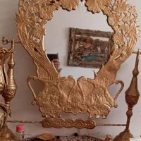 اینه و شمعدان قدیمی ۲۰۰ساله