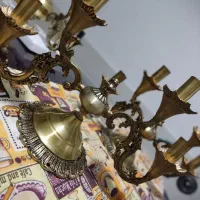 لوستر برنز|لوستر و چراغ آویز|مهاباد (آذربایجان غربی), |دیوار