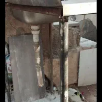 سینک ظرفشویی باپایه|لوازم سرویس بهداشتی|زاهدان, |دیوار