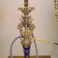 قلیان برنز عتیقه