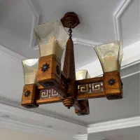 لوستر چوبی کلاسیک