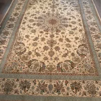 فرش جفت ۶ متری اصفهان چله ابریشم