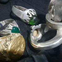 تعداد ۷انگشتر رکاب نقره و یک رکاب برنج. ستساز|زیورآلات و اکسسوری|محمدشهر, شهرک نگین|دیوار