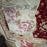 دو عدد پتو گلبافت نرم و ضخیم