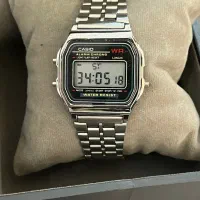 ساعت کاسیو مربعی دیجیتال کادویی الارم دار چراغ دار