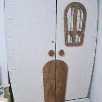 کمد لباس و ویترین کودک همراه تخت نوجوان