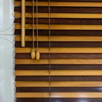 پرده کرکره ای چوبی