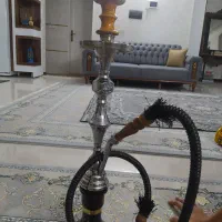 قلیان تمام برنجی حاج اوغلی|کلکسیون اشیاء عتیقه|شیروان (خراسان), |دیوار