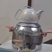 کتری شیردارکف چدن وقوری زیبا کف چدن اصلی