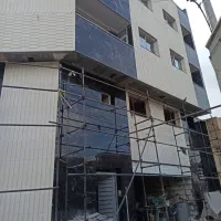 نمای سنگ وآجر