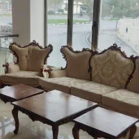 مبل ۹نفره کلاسیک فرانسوی تمام چوپ