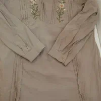 تونیک و شلوار بیرونی کتان ارسال رایگان