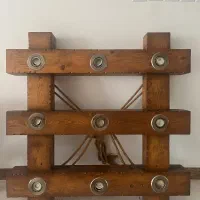 لوستر چوبی