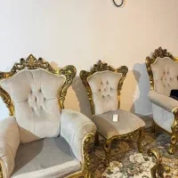 مبلمان سلطنتی چوب راش|مبلمان خانگی و میز عسلی|قشم, |دیوار