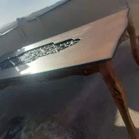 میز غذا خوری ده نفره با چوب گردو|میز و صندلی غذاخوری|طرقبه, |دیوار