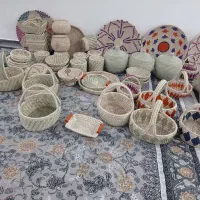 انواع صنایع دستی حصیر بافی با برگ نخل