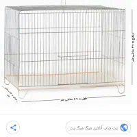 قفس پرنده با تمام وسایل