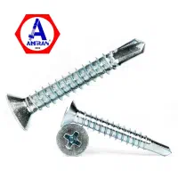 پیچ سرمته سرتخت فایبرگلاس/سوله ساز/پیش ساخته/سرتخت