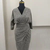 لباس مجلسی زنانه نو جنس لمه سایز ۴۲