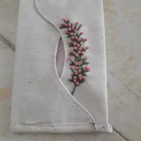 گلدوزی با دست|کیف، کفش، کمربند|نجف‌آباد, باغ نو|دیوار