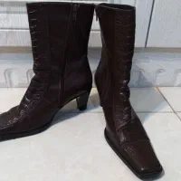 چکمه زنانه اصل چرم آمریکایی