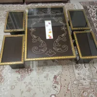 میز جلو مبلی به همراه عسلی|مبلمان خانگی و میز عسلی|کلاردشت, |دیوار