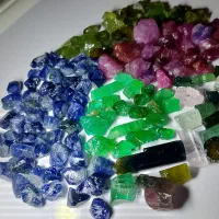 الماس تورمالین یاقوت کبود
