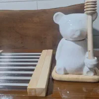 ست زیبای زیر قابلمه ای کشویی جنس خوب و ظرف عسل|ظروف سرو و پذیرایی|مشهد, ده دی|دیوار