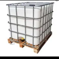 مخزن هزار لیتری مکعبی با حفاظ و شیر