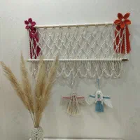 مکرومه بافی کار هنری دست ساز|صنایع دستی و سایر لوازم تزئینی|گلستان (تهران), |دیوار