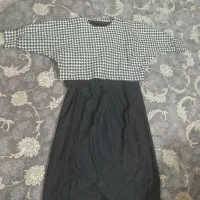 مانتو دوتکه در حد نو فری سایز