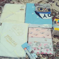 پتو نوزادی و سرویس حوله